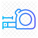 Measuring Tape Ruler Construction And Tools Icon