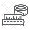 Sewing Meter Ruler Icon