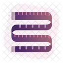 Measuring Tape Inches Tape Measuring Tool Icon