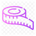 Measuring Tape Ruler Sewing Icon