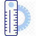 Measuring Tool Precision Straight Edge Icon