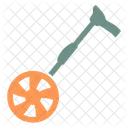 Measuring Wheel Civil Engineering Construction Icon