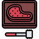 Meat Beating Grill Icon