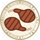 Meat Grill Ribs Icon