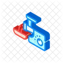 Meat Grinder Isometric Icon