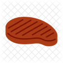 고기 스테이크 쇠고기 아이콘