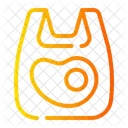 Meat Poly Bag Plastic Bag Icon