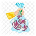 Almsgiving Meat Bag Eid Meat Icon