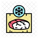 Frozing Meat Color Icône