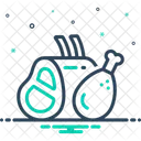 Meat Flesh Protein Icon