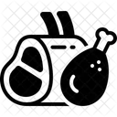 Meat Flesh Protein Icon