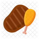 Meat Meal Nonveg Icon