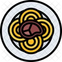 Meat Pasta Pasta Meat Icon