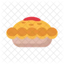 Meat Pie Flat Icon