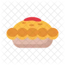 Meat Pie Flat Icône
