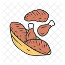 Meat plate  Icon