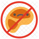 Meat Fasting Forbidden Prohibited Icon