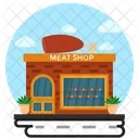Meat Shop Butchers Shop Marketplace Icon