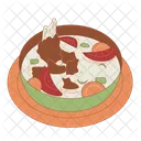 Meat Soup Adha Islam Icon
