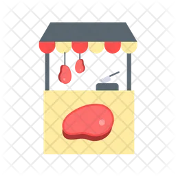 Meat Stall  Icon