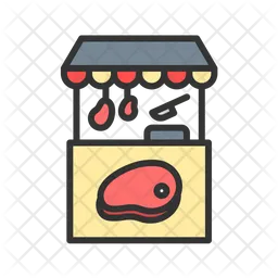 Meat Stall  Icon