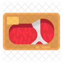 Meat Wrapping Meat Steak Icon