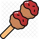 Meatball Meat Skewer Icon