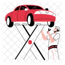 Mécanicien automobile  Icône