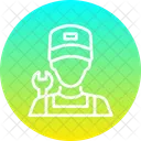 Mecanico Personagem Avatar Ícone