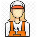 Avatar Construction Female Icon