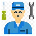 Mechanic Engineer Service Icon