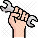 Mechanic Wrench Protest Icon