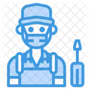 Mechanic Job Man Icon