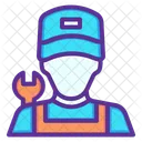 Mechanic Character Avatar Icon