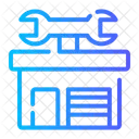 Mechanic Architecture And City Facade Icon