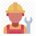 Mechanic Avatar Worker Icon