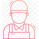 Mechanic Repairman Worker Icon