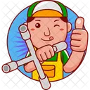 Character Cartoon Man Icon
