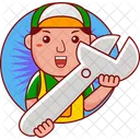 Character Cartoon Man Icon