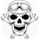Mechanic Wrench Crossed Icône