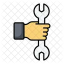 Mechanic Repairman Wrench Icon