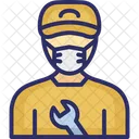Mechanic Plumber Repairman Icon