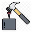 Mechanical Hammer Repair Icon