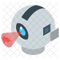 Mechanical Robot Eye Icon