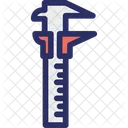 Mechaniker Klempner Messschieber Symbol