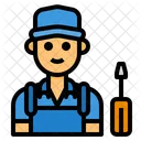 Mechaniker Avatar Beruf Symbol