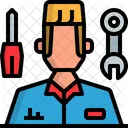 Mechaniker Uniform Avatar Symbol