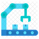 Maschine Mechanischer Arm Roboterhand Symbol