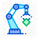 Mechaniker Roboter Transport Symbol