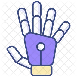 Mechanische Hand  Symbol